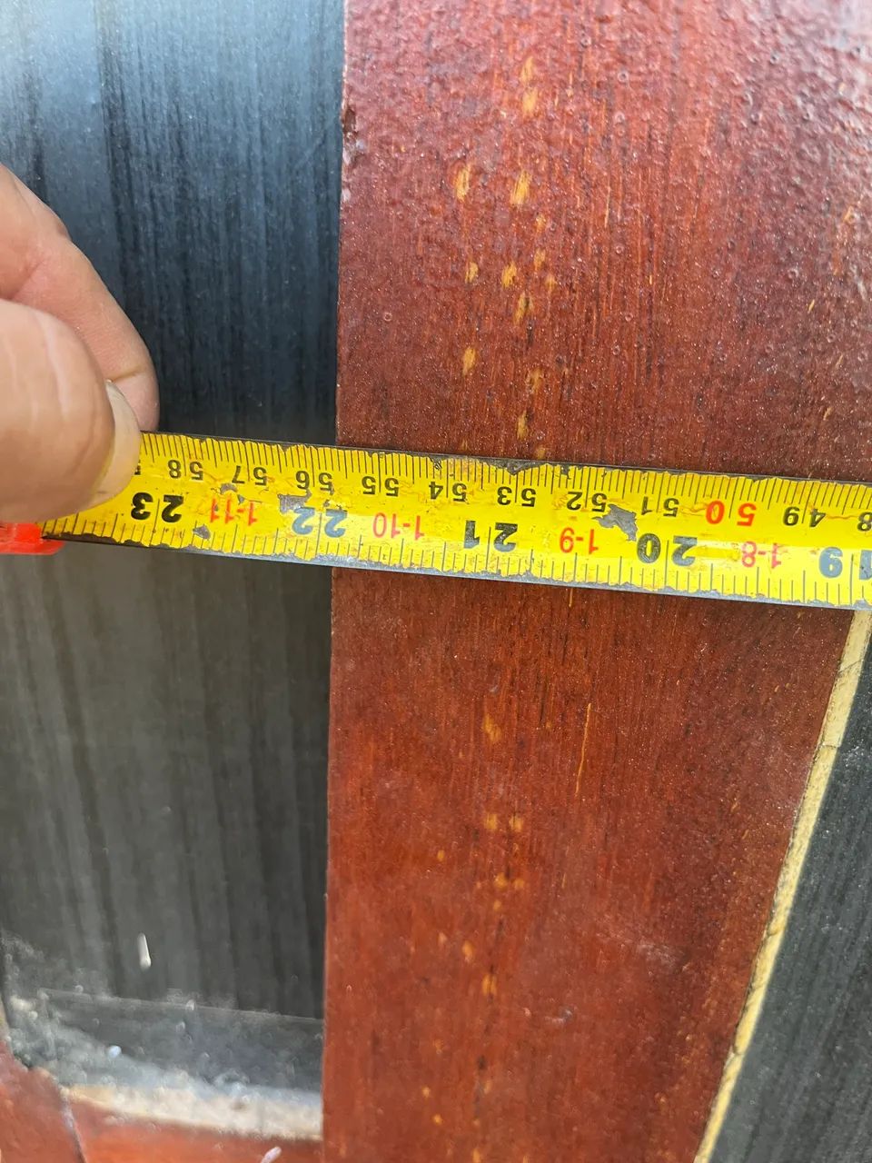 Folhas de janelas usadas de madeira dura64341455859585124