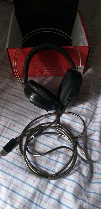 Headset Gamer - Seminovo - Foto 4