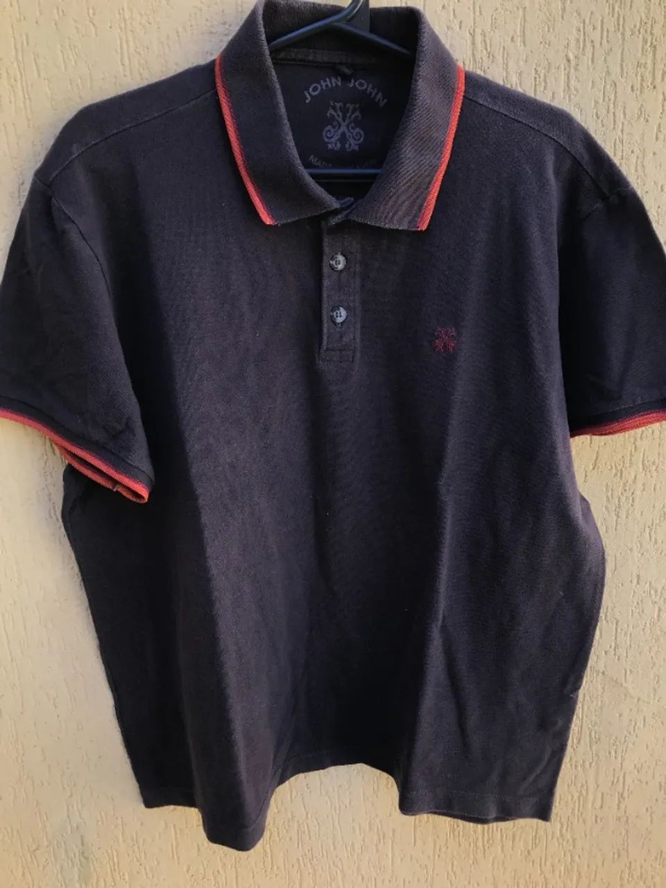 Camisa Polo Chumbo Da John John (Usado) - Foto 5