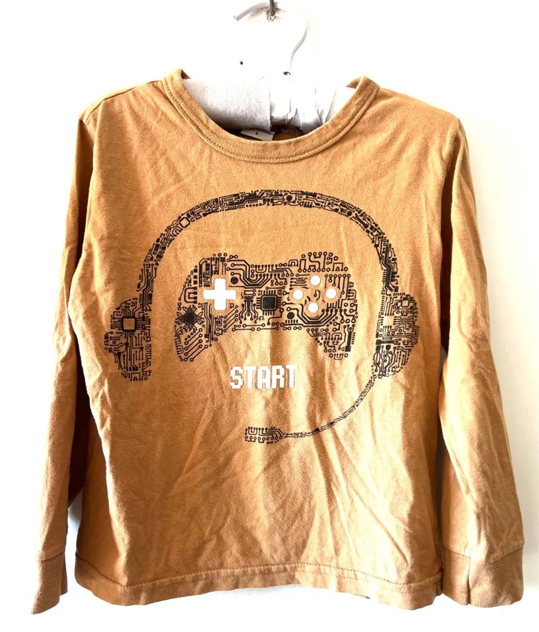 Camiseta Infantil Estampada Gamer tam 4 Brandili - Foto 2