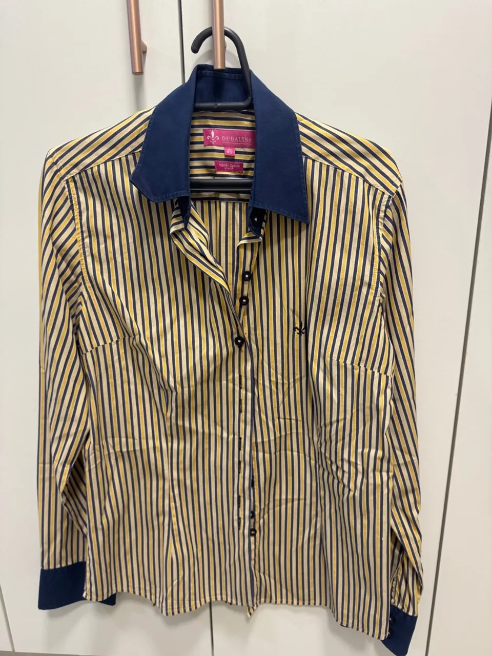 Camisa social listrada Dudalina