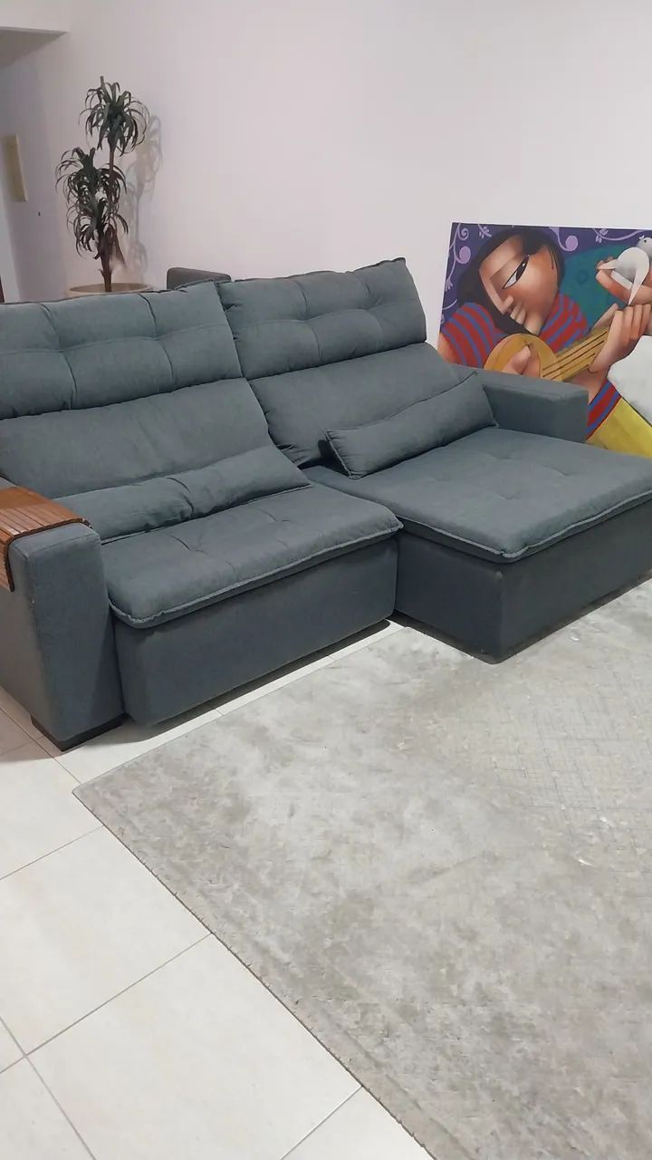 Sofá reclinável e retrátil. - Foto 3