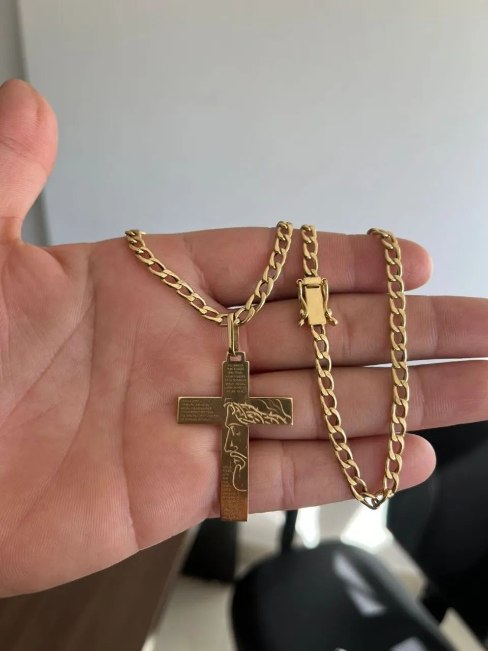 Corrente Ouro 18k Com Pingente 