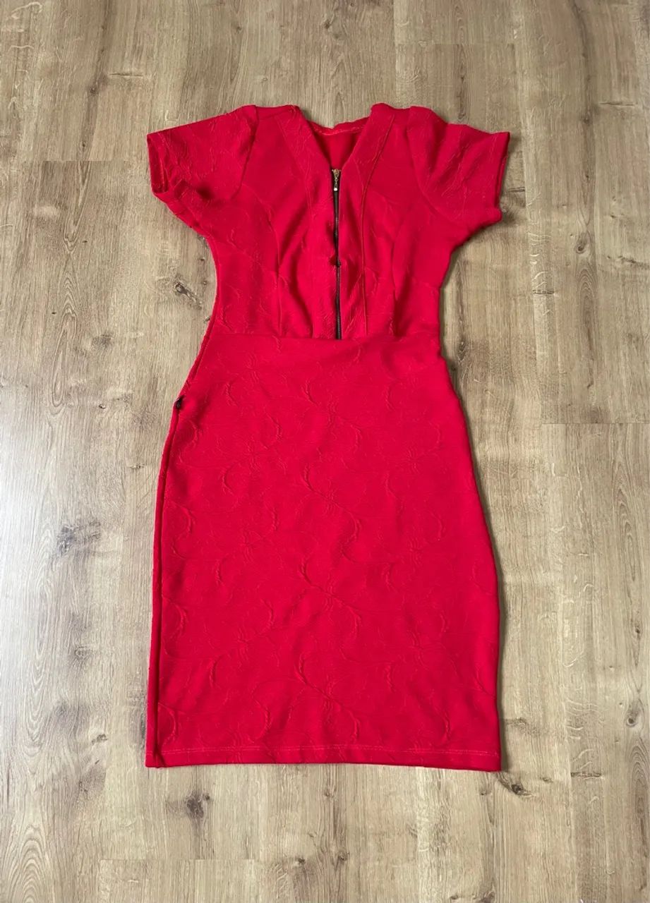 Vestido tubinho Vermelho P / M - Foto 4
