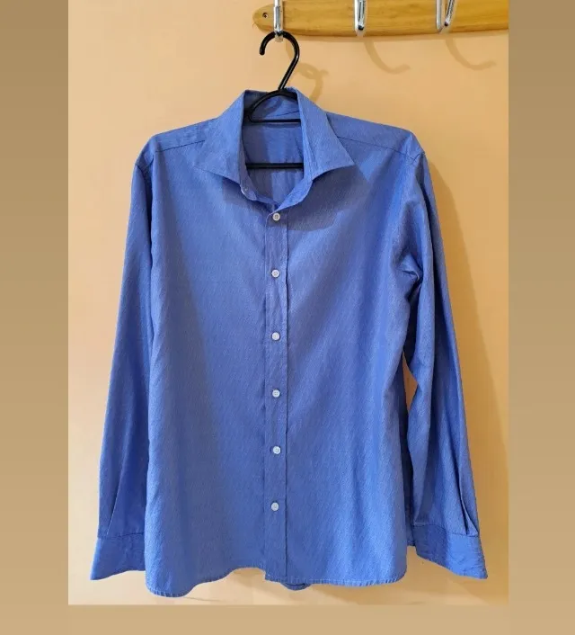 Camisa Social Azul