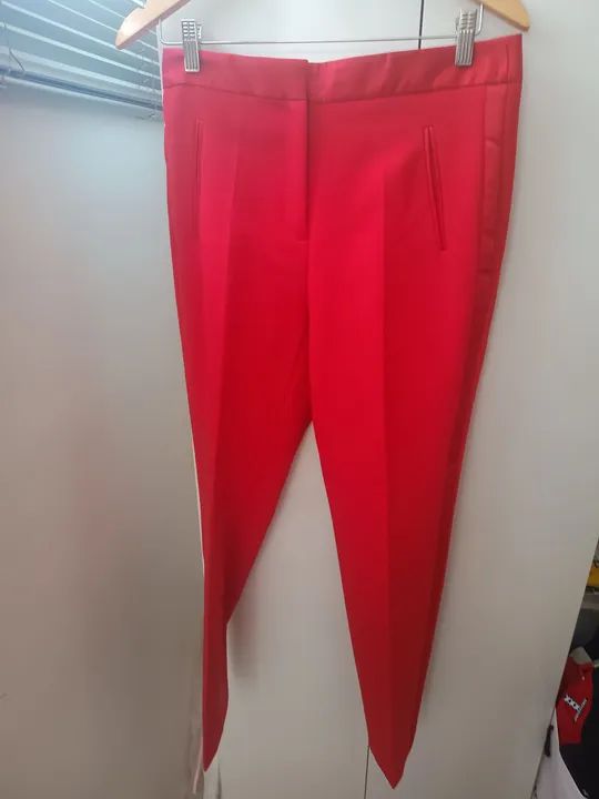 Calça Zara Basics Social Vermelha 