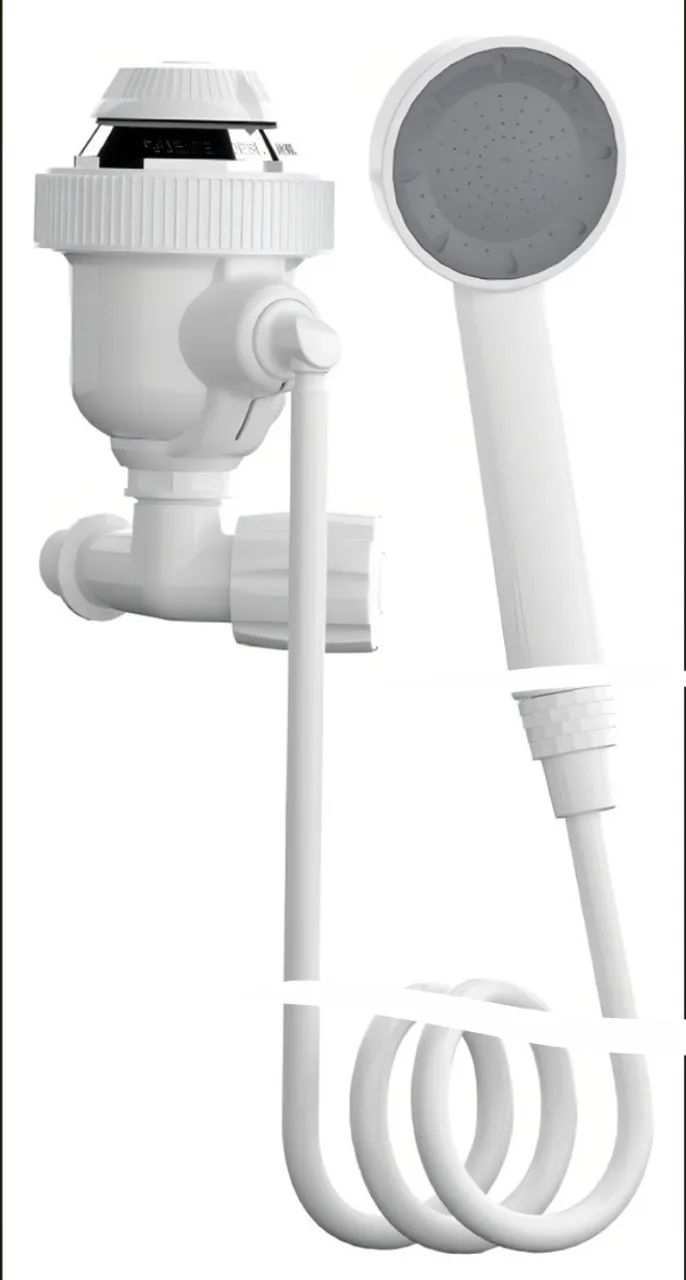 Ducha higiênica Salão e barbearia 220v 5500w cor branco Sintex DSB255 - Foto 2