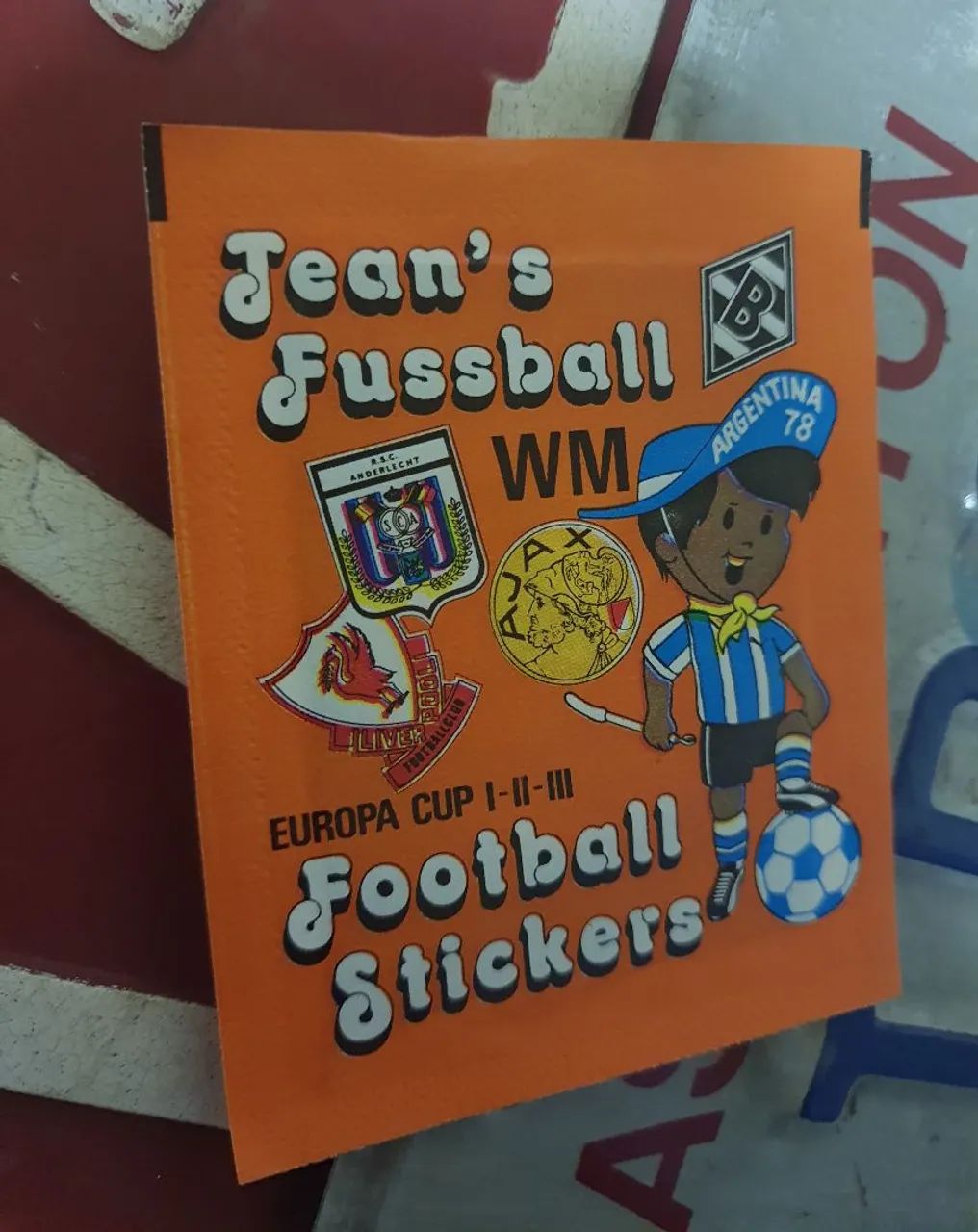 Envelope Antigo 1978 Panini Figurinhas Jean's Fussball WM