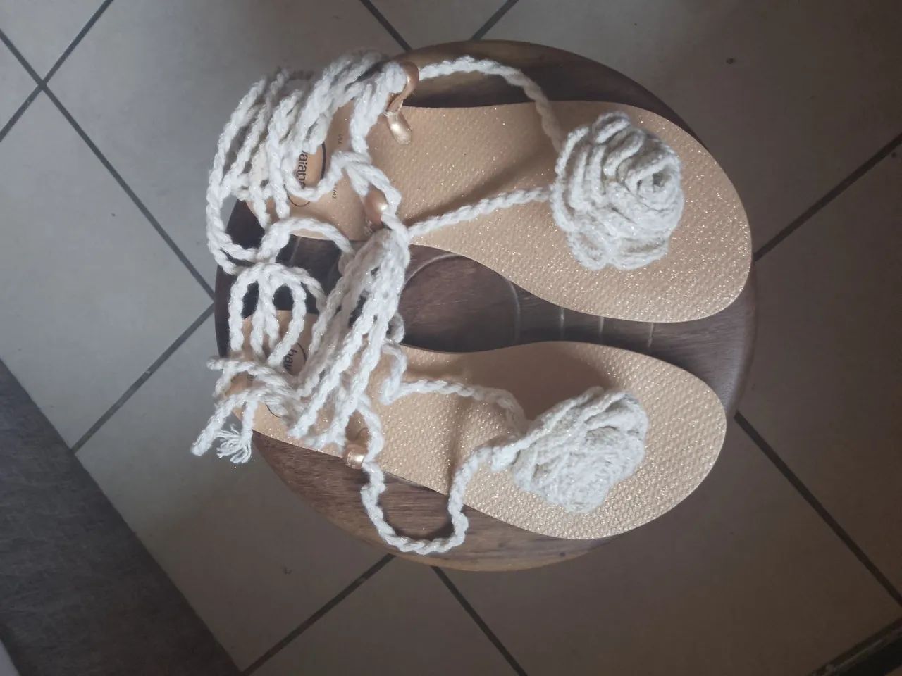  Havaianas de Crochê 