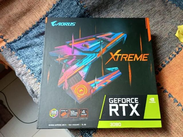 Placa de Video Gigabyte Geforce Rtx 3080 Aorus Xtreme Waterforce Wb 12gb Gddr6x 384-bit - Foto 2