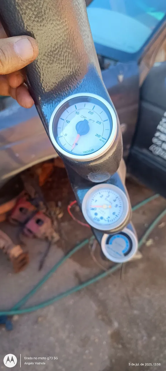 Coluna de instrumentos Logus ou pointer Manômetros automotivos para performance