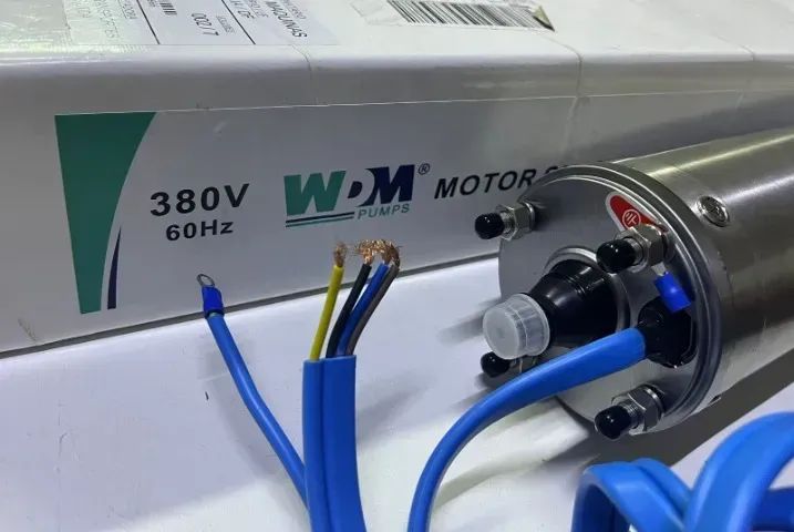 Motor de bomba palito caneta MTR 4TRIF 0,75CV 380V 60HZ wdm - Foto 3