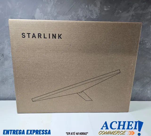 Antena de Internet Via Satélite Starlink Mini - Nova - Nacional