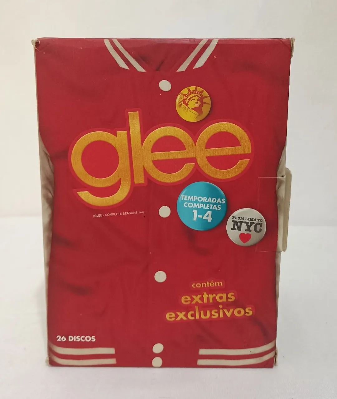 Box DVD Glee 1° a 4° Temporada (26 discos)