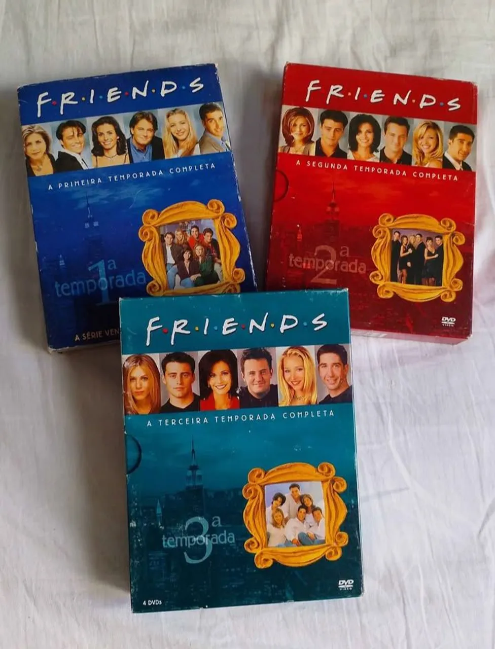 DVDs Friends - 1°, 2° e 3° temporadas completas