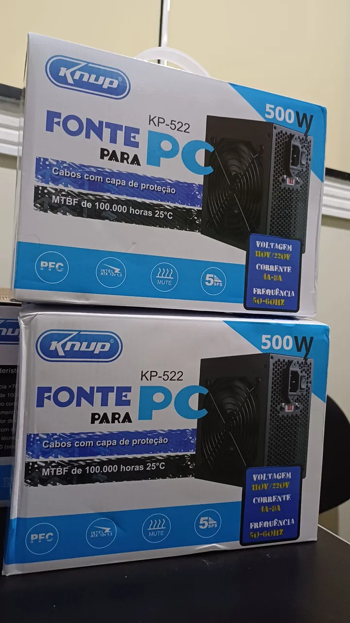 Fonte PC Knup KP-522 500W