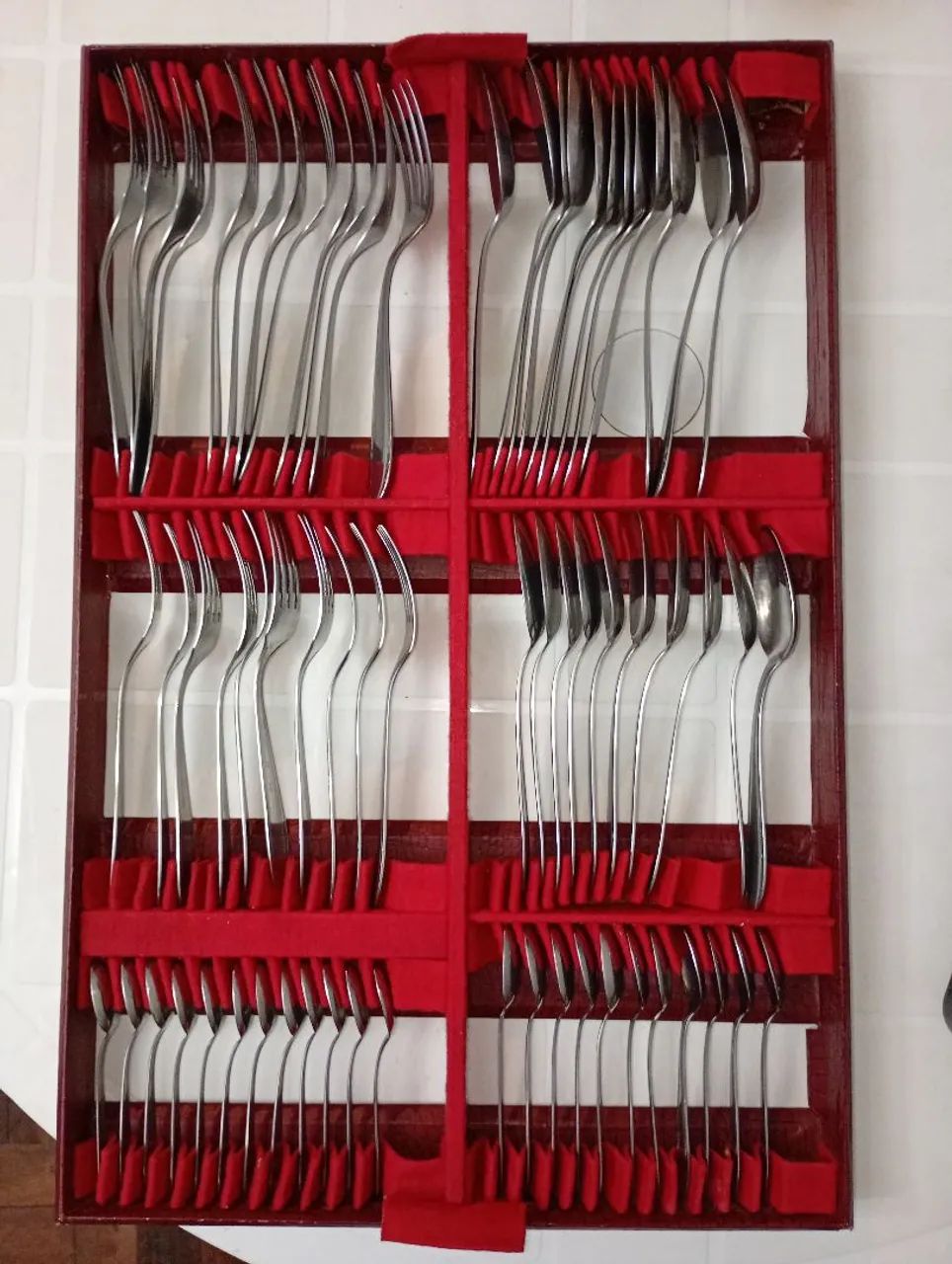 Belo Faqueiro Antigo Inox - LEIA TODO O ANÚNCIO - Foto 6