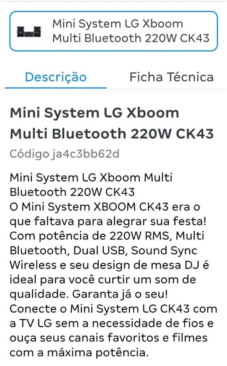 Som LG 220W Bluetooth - Foto 5