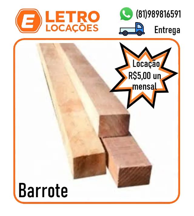 Barrote de madeira