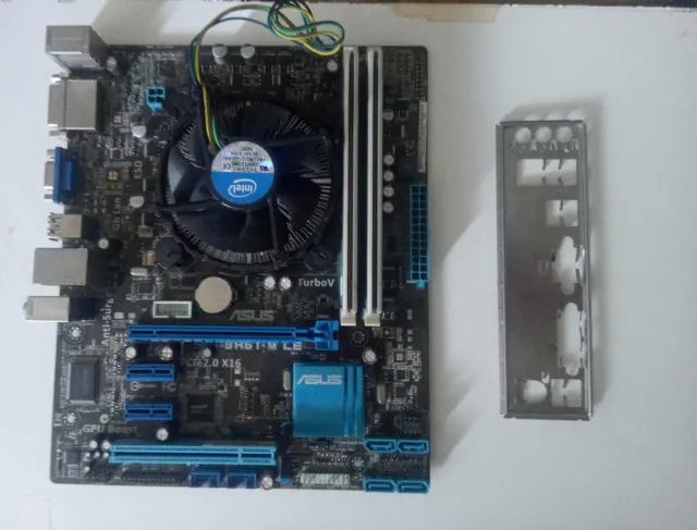Kit Intel Asus P8H61-m le com Pentium G840 e 4GB de ram