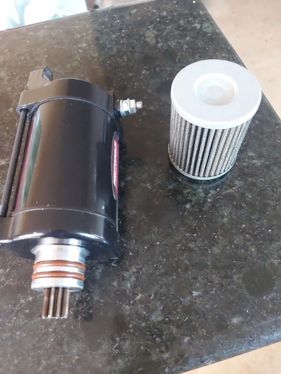 Motor partida jetski spark seadoo novo + filtro oléo original - Foto 5