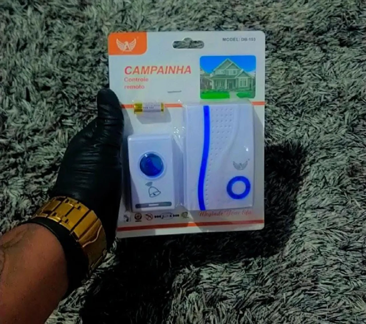 Campainha Inteligente Residencial sem Fio Resistente a Água