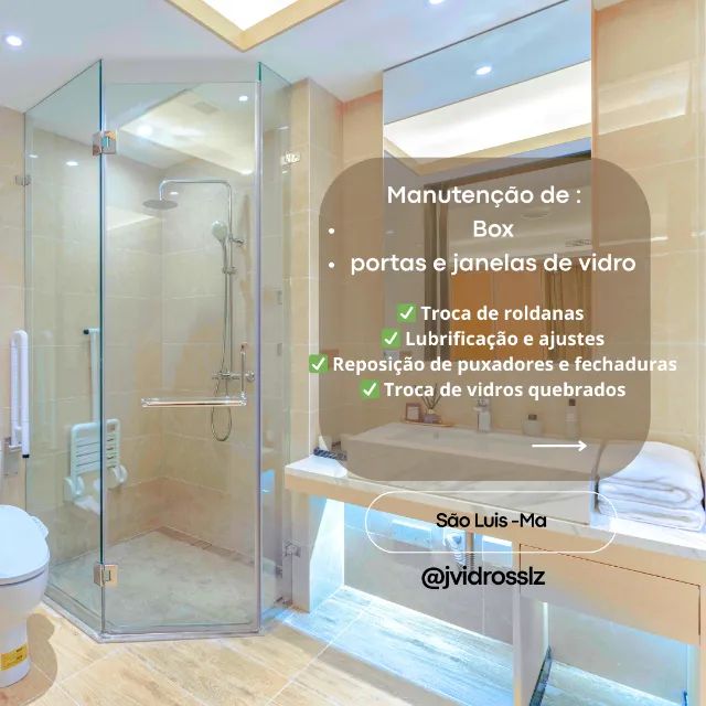 Manutenço de Box , janelas porta de vidro e aluminio  - Foto 2