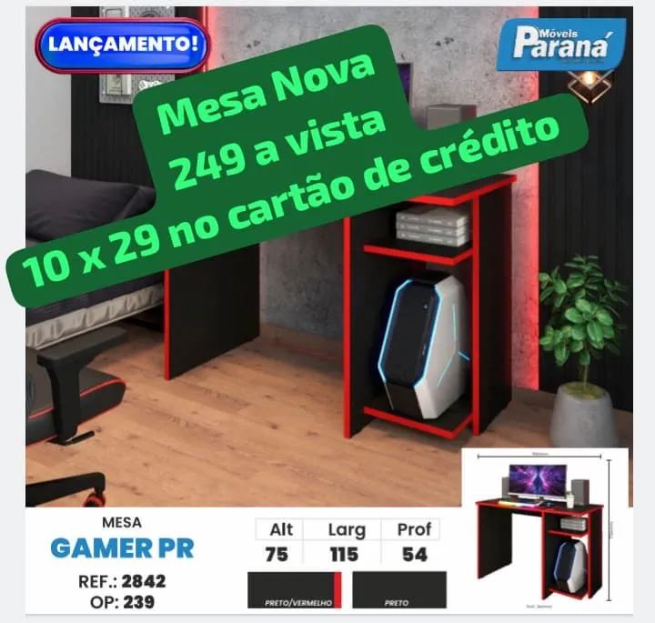 Mesa Gamer Nova 