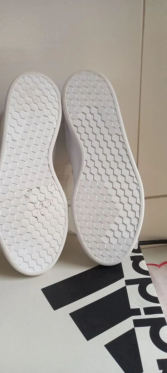 Tênis Adidas Advantage Original n° 41 usado uma vez - Foto 4