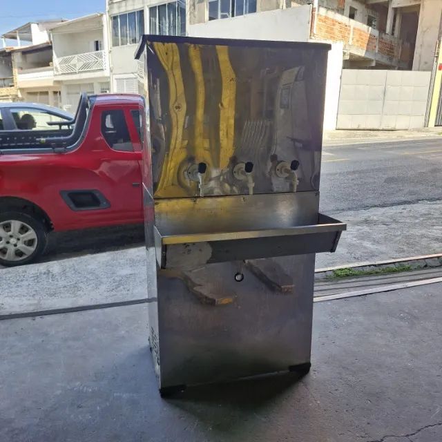 Bebedouro 3 bocas de aluminio 100L - Foto 5