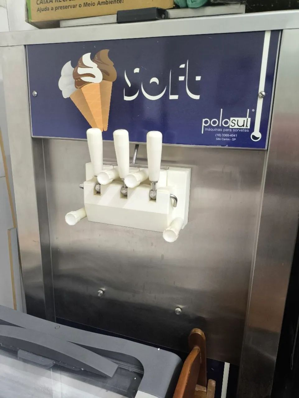 Máquina de sorvete, milkshake, casquinha, cascão e sundae - Foto 2