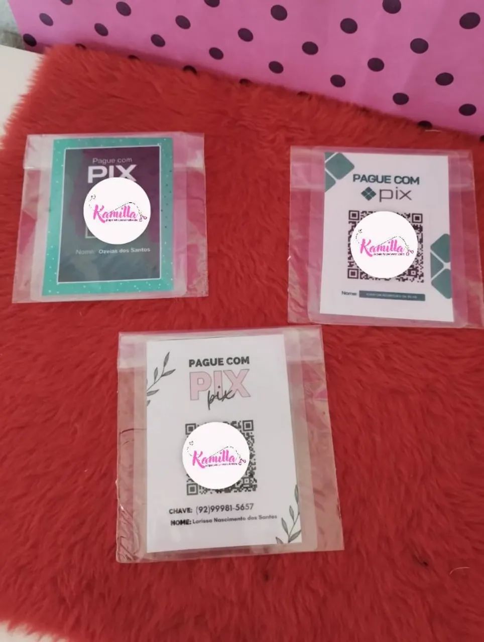 QR code pix Cartões para Pagamento