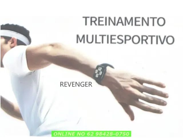 Smartwatch Relógio Inteligente 47,35mm 7 Pulseiras Revenger - Foto 4