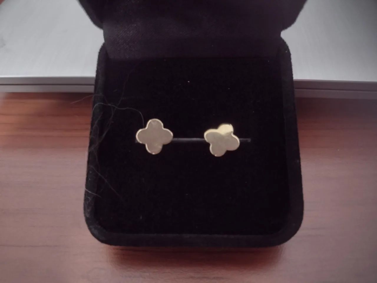 Brincos Trevo Ouro 18k