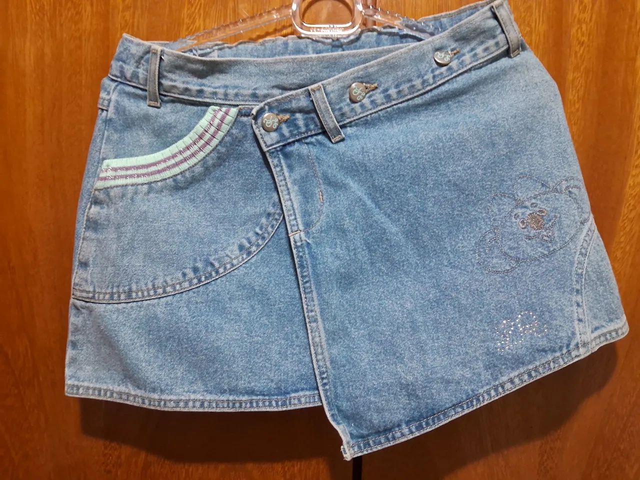 Minissaia Jeans Lilica Ripilica - Tamanho 12 Anos