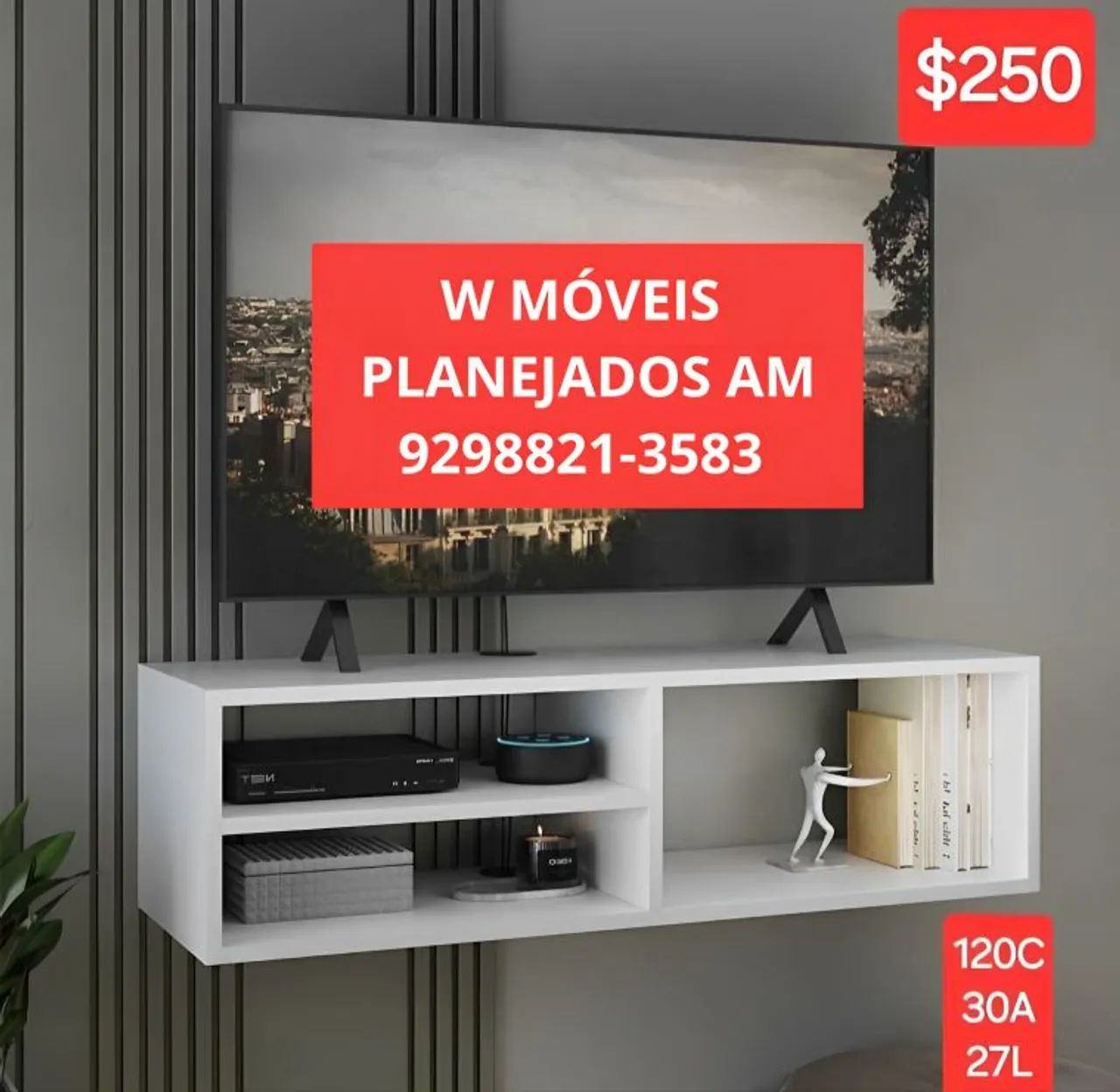 Rack de Parede Moderno - Design Elegante - Foto 2