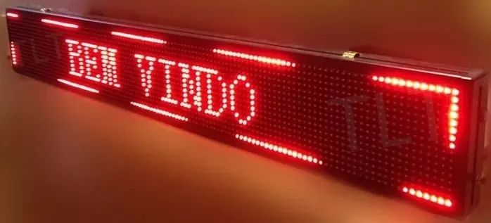 Painel 160x40  vermelho à prova d´água (Honestidade e Qualidade JK Eletrônicos  )  - Foto 3