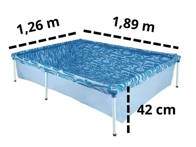 Piscina Retangular 1000 litros - Entrega das 9 até 22hrs - Foto 2