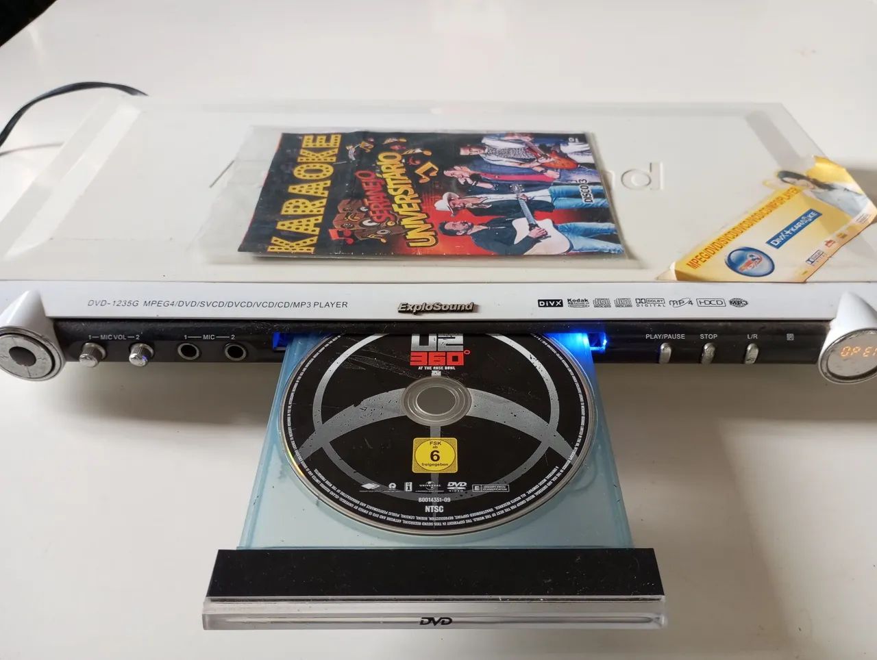 Karaokê Videokê Game e Dvd Explousond Digital Leia o Anúncio 