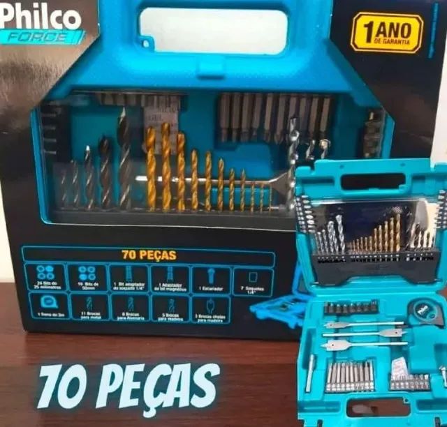 Kit Ferramentas Philco 70 Peças PKF01