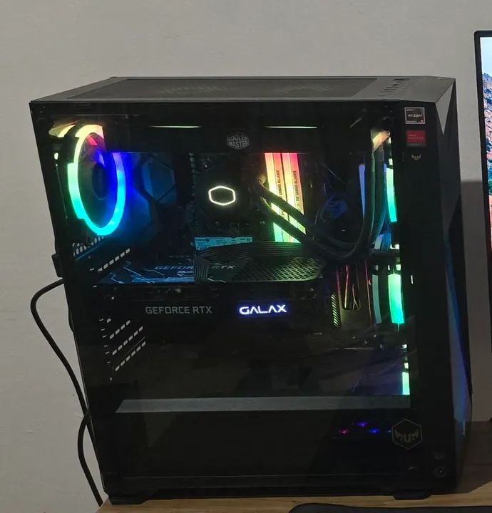 PC Gamer Ryzen 5 5600G | RTX 3050 | 32GB RAM | SSD 1.25TB + HD 2TB + Monitor Acer 24" - Foto 4