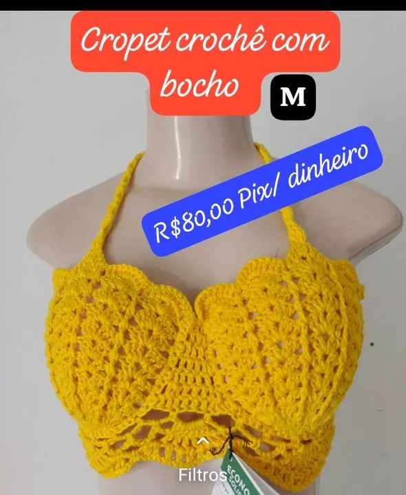 Top Crochê cropet  - Foto 4