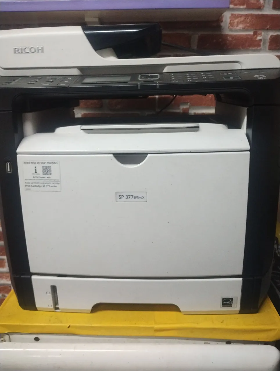 Impressora Multifuncional Ricoh SP 377SFNWX