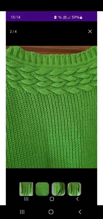 Blusa verde limão - Foto 2