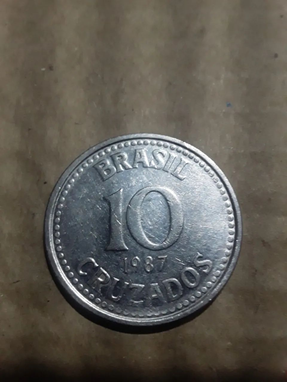 Moeda 10 cruzados 1987