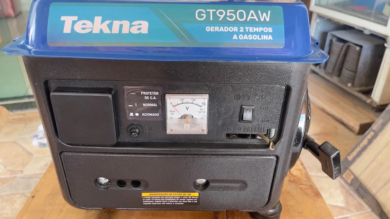 Gerador Tekna GT950AW  a gasolina - Foto 2