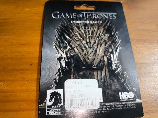 Patch Casa Lannister - Game of Thrones (Oficial HBO Store 2012) - Foto 2