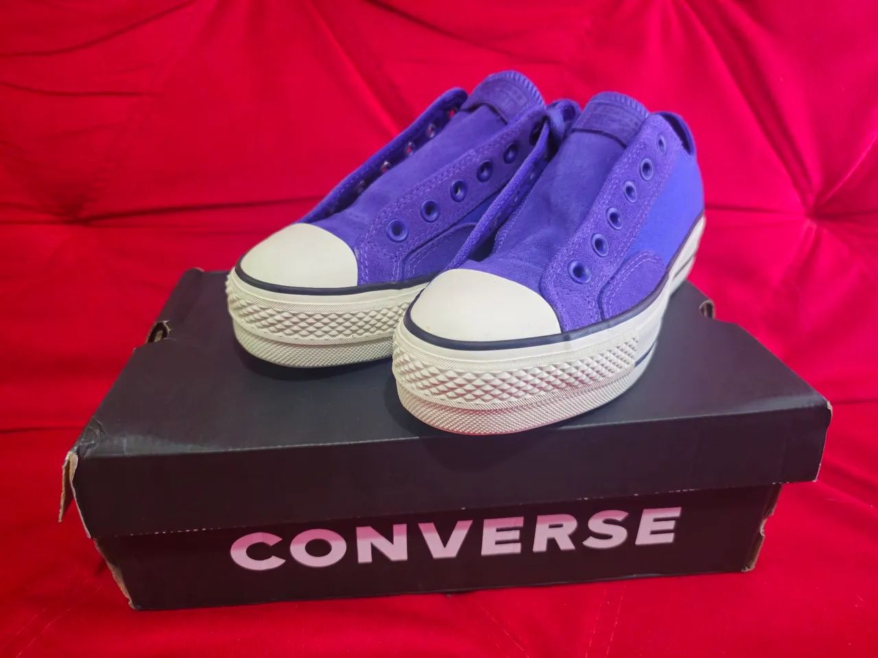 Converse Chuck Taylor All Star Lift Ox Crafted Colors Roxo Indigo