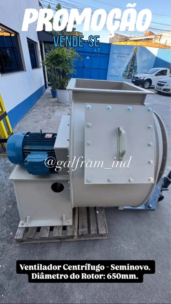 Ventilador Centrífugo Seminovo - Promoção - Foto 2
