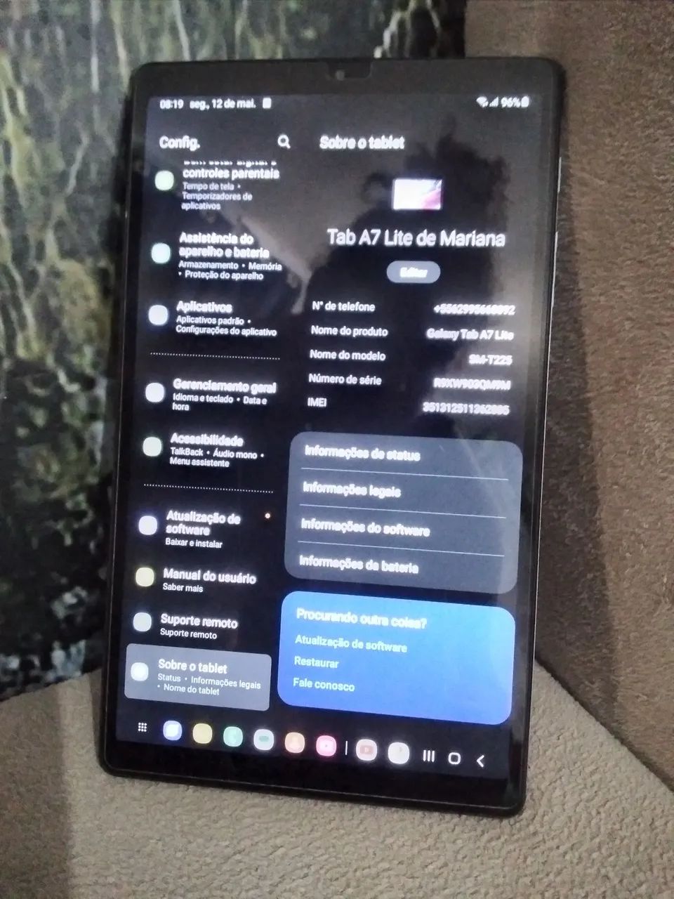 Tablet Samsung Galaxy Tab A7 troco por celular  - Foto 3